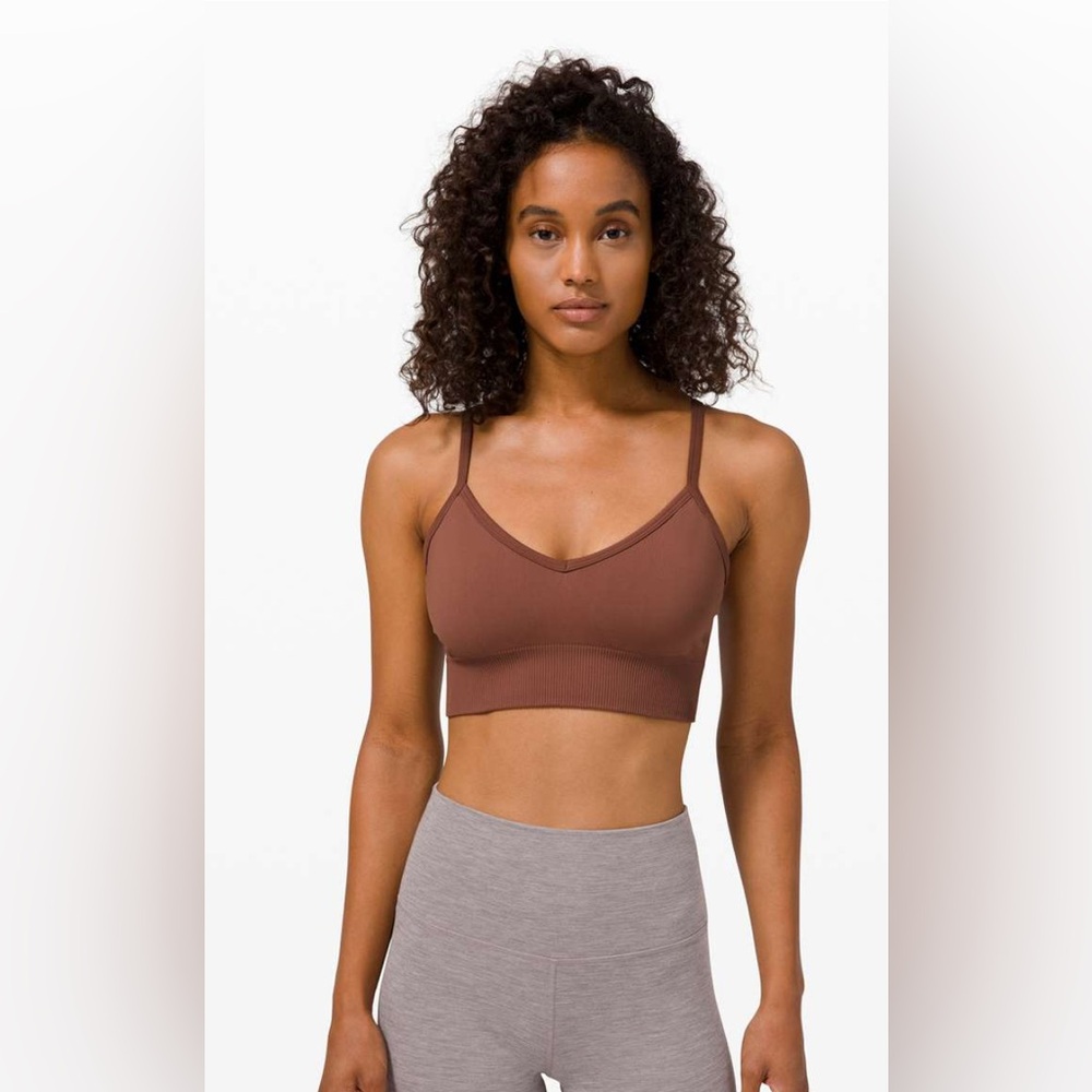 Lululemon Ebb to Street bra ancient copper
